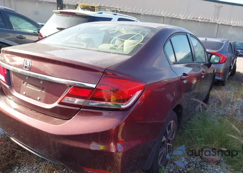 2013 Honda Civic Ex z USA, uszkodzony, nr VIN 19XFB2F89DE252078